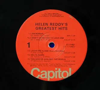 Helen Reddy - Greatest Hits (1975) 24-Bit/96-kHz Vinyl Rip