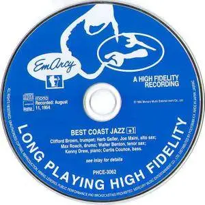 Clifford Brown All Stars - Best Coast Jazz +1 (1954) {EmArcy Japan PHCE-3062 rel 1996}