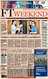 Financial Times Europe Weekend Edition January 05 06 2013