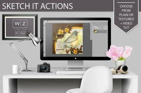 CreativeMarket - Sketch It Actions