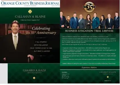 Orange County Business Journal – March 18, 2019
