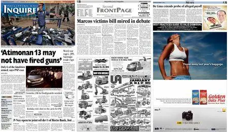 Philippine Daily Inquirer – January 14, 2013