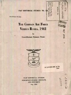 The German Air Force versus Russia, 1941