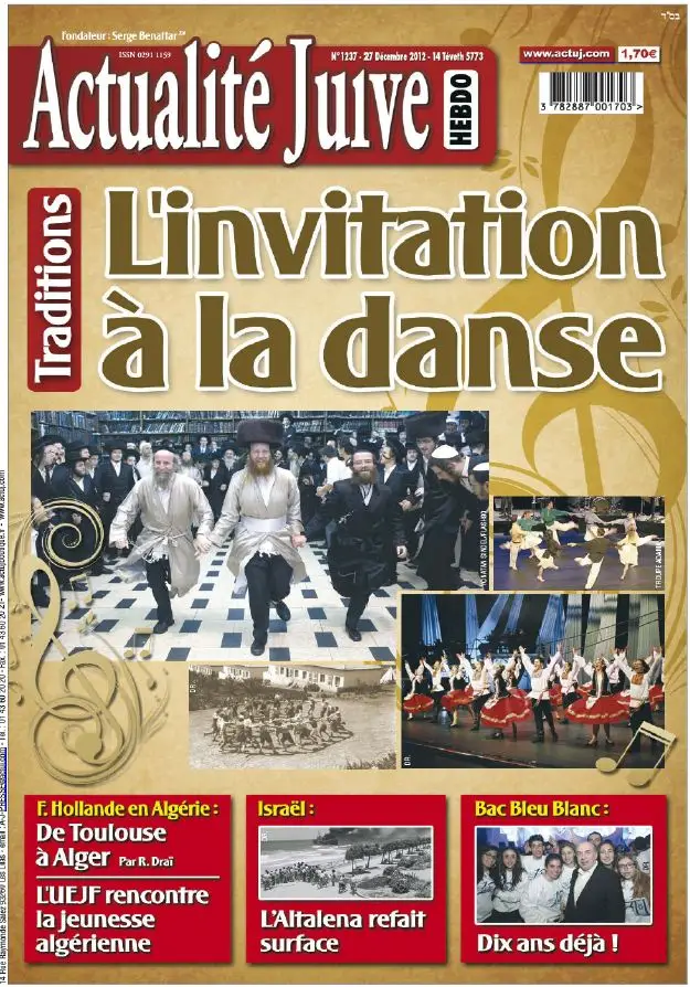 Actualité Juive 1237 - 27 Décembre 2012