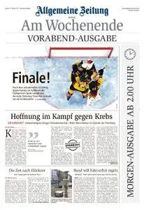 Allgemeine Zeitung Mainz - 24. Februar 2018
