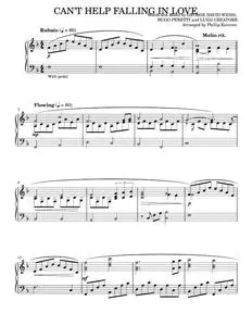 Can't Help Falling In Love - Elvis Presley (Piano Solo)