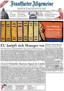 Frankfurter Allgemeine Zeitung am Sonntag, 10. März 2013