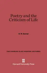 Poetry and the Criticism of Life