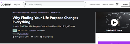 Why Finding Your Life Purpose Changes Everything (08/2021)