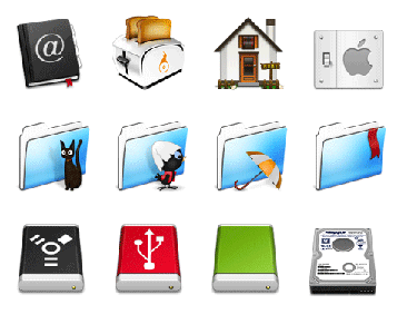 Cat icons set