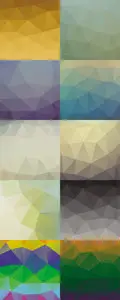 Colored Geometric Vector Backgrounds