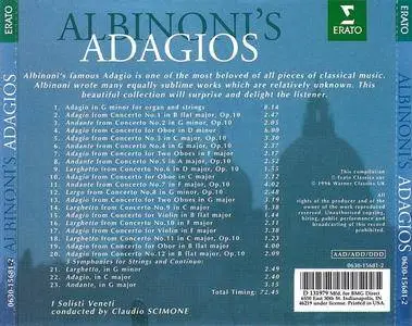 I Solisti Veneti, Claudio Scimone - Tomaso Albinoni's Adagios (1999)