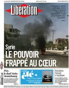 Libération du Jeudi 19 Juillet 2012