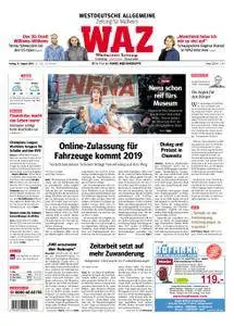 WAZ Westdeutsche Allgemeine Zeitung Mülheim - 31. August 2018