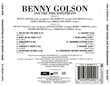 Benny Golson - And The Philadelphians (1958) {Blue Note 724349410428 rel 1998}