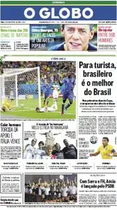 O Globo - 15 de junho de 2014 - Domingo