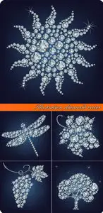 llustration diamond vector
