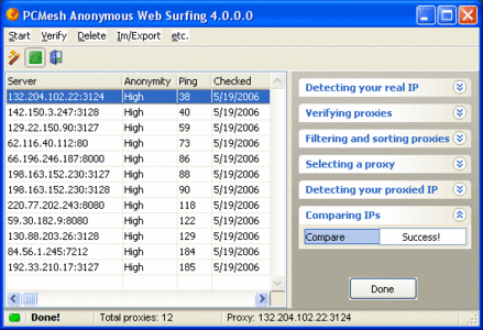 PCMesh Anonymous Web Surfing 4.0