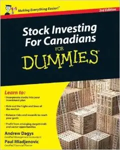 Stock Investing For Canadians For Dummies by Paul Mladjenovic