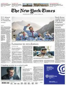 International New York Times - October 17, 2017