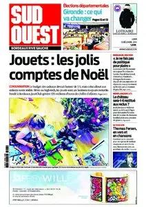 Sud Ouest (Bordeaux Rive Gauche) Du Lundi 15 Decembre 2014