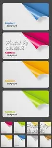 Simple Color Cards Vector