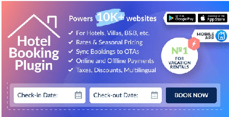 Codecanyon - Hotel Booking v4.7.0 - Property Rental WordPress Plugin 19603111