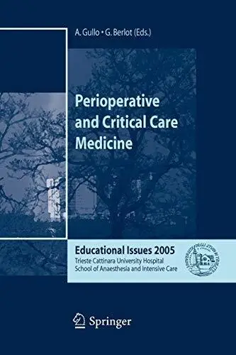 Perioperative and Critical Care Medicine: Educational Issues 2005 (Repost)