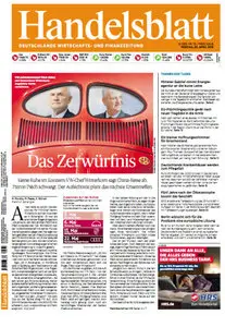 Handelsblatt vom 20 April 2015