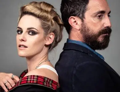 Kristen Stewart and Pablo Larraín by Mark Mann for Deadline December 8, 2021