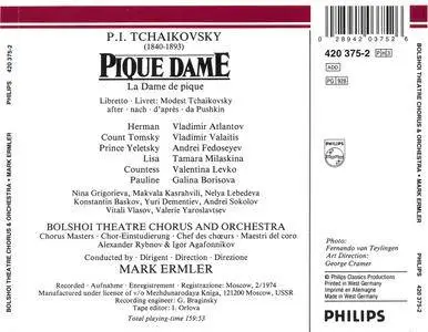 Bolshoi Theatre Chorus and Orchestra, Mark Ermler, Soloists - P.I. Tchaikovsky: Pique Dame (The Queen of Spades) (1974)