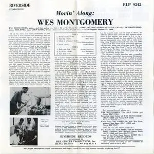 Wes Montgomery - Movin' Along (1960) {Riverside Japan VICJ-41166 rel 1997}