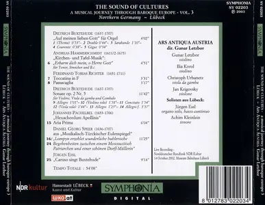 Gunar Letzbor, Ars Antiqua Austria - The Sound of Cultures: Northern Germany - Lübeck (2003)