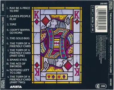 The Alan Parsons Project - The Turn Of A Friendly Card (1980)