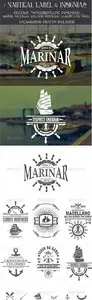 GraphicRiver 7 Vintage Nautical Insignias Logo