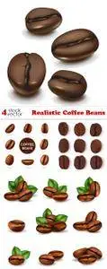 Vectors - Realistic Coffee Beans