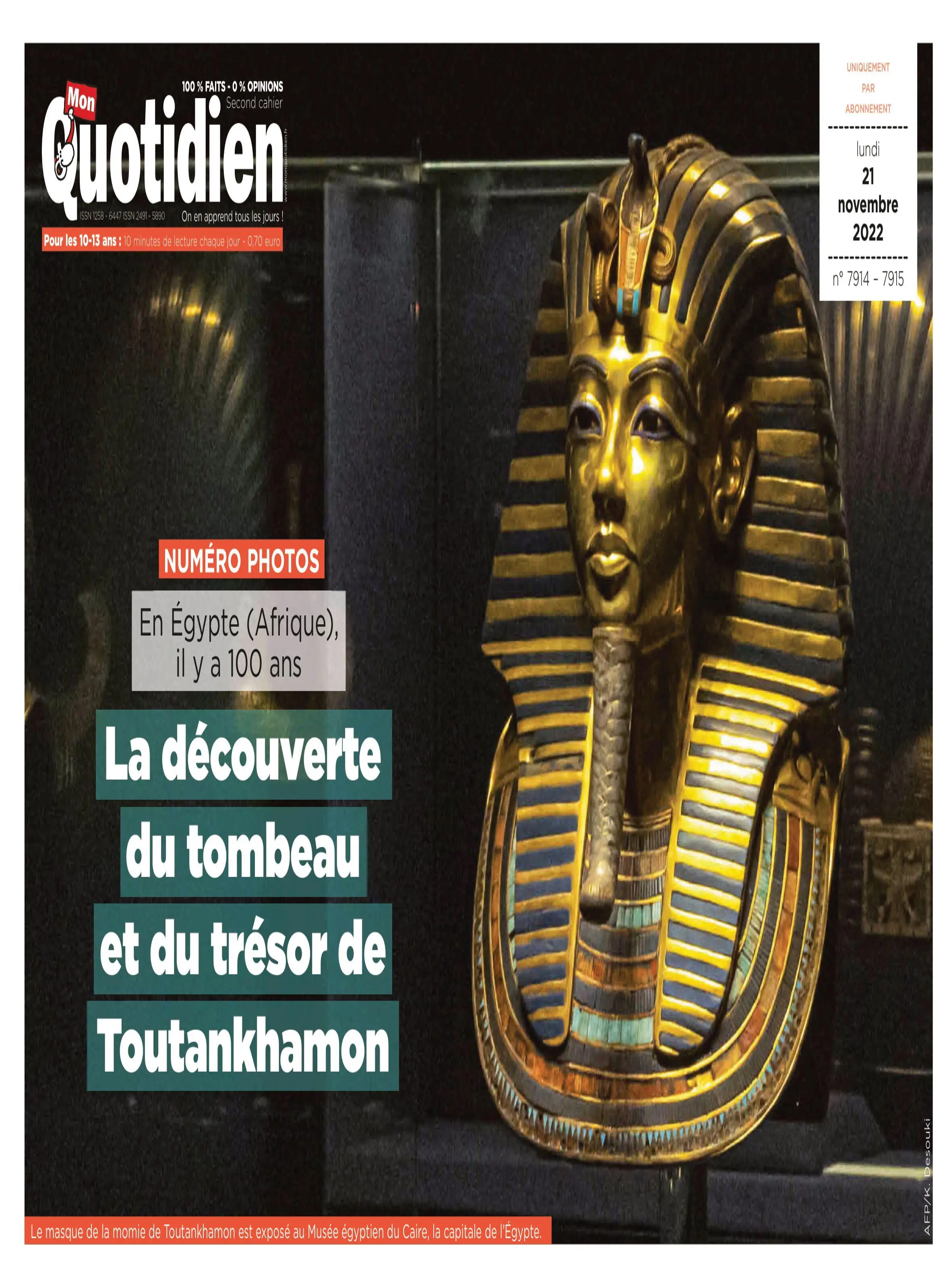 Mon Quotidien – 21 novembre 2022