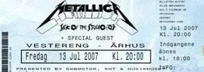 Metallica - Live in Aarhus,Denmark 2007 - [BOOTLEG]
