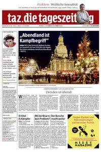 Tageszeitung TAZ vom 22 Dezember 2214