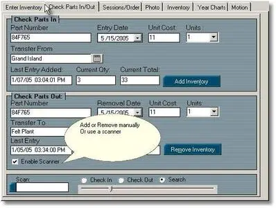 Maintenance Parts Bin Pro ver. 7.25