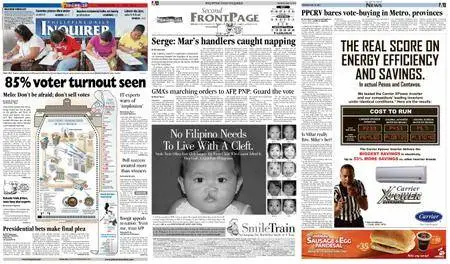 Philippine Daily Inquirer – May 10, 2010