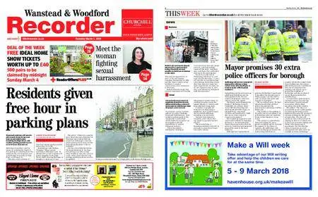 Wanstead & Woodford Recorder – March 01, 2018