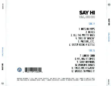 Say Hi - Um, Uh Oh (2011)