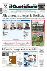 il Quotidiano del Sud Basilicata - 24 Marzo 2019