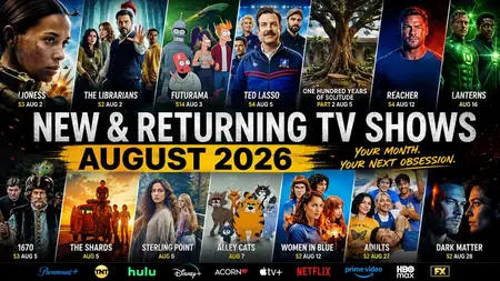 New TV Series and Returning Shows Coming in August 2026