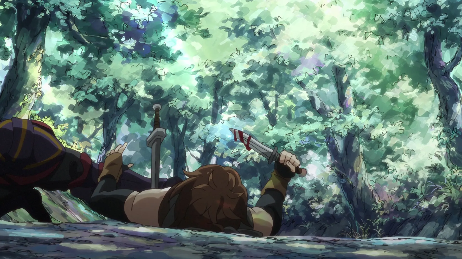 meow meow Grimgar of Fantasy and Ash (2016 S01E02 Long Day of the Trainee Volunteer Soldier Kametsu mkv" yEnc