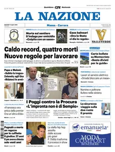 La Nazione Massa Carrara - 3 Luglio 2025