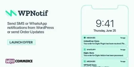 WPNotif v3.3 - WordPress SMS & WhatsApp Notifications