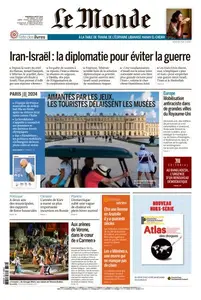 Le Monde du Vendredi 9 Août 2024