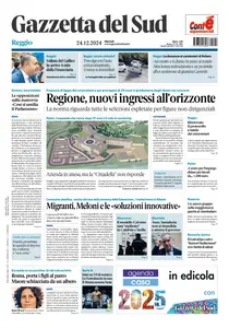 Gazzetta del Sud Reggio Calabria - 24 Dicembre 2024